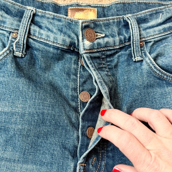 MOTHER The Tomcat Ankle “Roasting Nuts” Jeans 🌞 Embroidered Sun | Size 28 - Picture 15 of 16